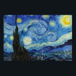 Vincent Van Gogh Sterrennacht  Fine Art Poster<br><div class="desc">Vincent Van Gogh Sterrennacht  Fine Art Poster</div>