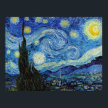 Vincent Van Gogh Sterrennacht  Fine Art Poster<br><div class="desc">Vincent Van Gogh Sterrennacht  Fine Art Poster</div>