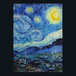 Vincent Van Gogh Sterrennacht  Fine Art Poster<br><div class="desc">Vincent Van Gogh Sterrennacht  Fine Art Poster</div>