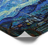 Vincent Van Gogh Sterrennacht  Fine Art Poster (Hoek)