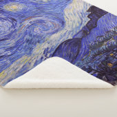 Vincent Van Gogh Sterrennacht  Fine Art Sherpa Deken (3/4)