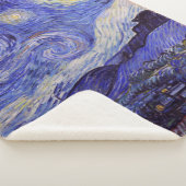 Vincent Van Gogh Sterrennacht  Fine Art Sherpa Deken (3/4)