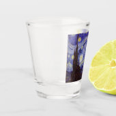 Vincent Van Gogh Sterrennacht  Fine Art Shot Glas (Links)