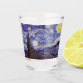 Vincent Van Gogh Sterrennacht  Fine Art Shot Glas (Voorkant)