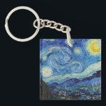 Vincent Van Gogh Sterrennacht  Fine Art Sleutelhanger<br><div class="desc">Vincent Van Gogh Sterrennacht  Fine Art Sleutelhanger</div>