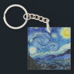 Vincent Van Gogh Sterrennacht  Fine Art Sleutelhanger<br><div class="desc">Vincent Van Gogh Sterrennacht  Fine Art Sleutelhanger</div>