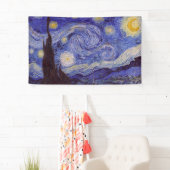 Vincent Van Gogh Sterrennacht  Fine Art Spandoek (Insitu)