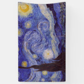 Vincent Van Gogh Sterrennacht  Fine Art Spandoek (Verticaal)