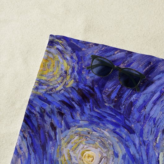 Vincent Van Gogh Sterrennacht  Fine Art Strandlaken (In situ)