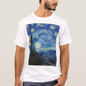 Vincent Van Gogh Sterrennacht  Fine Art T-shirt (Voorkant)