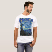 Vincent Van Gogh Sterrennacht  Fine Art T-shirt (Voorkant volledig)