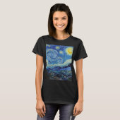 Vincent Van Gogh Sterrennacht  Fine Art T-shirt (Voorkant volledig)