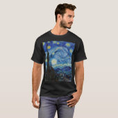 Vincent Van Gogh Sterrennacht Fine Art T-shirt (Voorkant volledig)