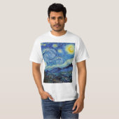 Vincent Van Gogh Sterrennacht  Fine Art T-shirt (Voorkant volledig)