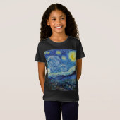 Vincent Van Gogh Sterrennacht  Fine Art T-shirt (Voorkant volledig)