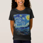 Vincent Van Gogh Sterrennacht  Fine Art T-shirt<br><div class="desc">Vincent Van Gogh Sterrennacht  Fine Art T-Shirt</div>