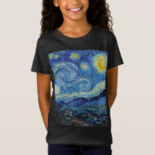 Vincent Van Gogh Sterrennacht  Fine Art T-shirt