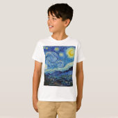 Vincent Van Gogh Sterrennacht  Fine Art T-shirt (Voorkant volledig)