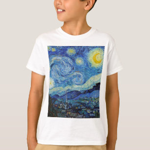 Vincent Van Gogh Sterrennacht  Fine Art T-shirt