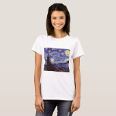 Vincent Van Gogh Sterrennacht Fine Art T-shirt (Voorkant volledig)