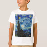 Vincent Van Gogh Sterrennacht  Fine Art T-shirt<br><div class="desc">Vincent Van Gogh Sterrennacht  Fine Art T-Shirt</div>