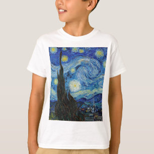 Vincent Van Gogh Sterrennacht  Fine Art T-shirt