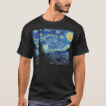 Vincent Van Gogh Sterrennacht  Fine Art T-shirt<br><div class="desc">Vincent Van Gogh Sterrennacht  fijn T-shirt</div>