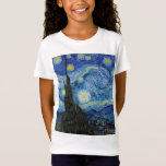 Vincent Van Gogh Sterrennacht  Fine Art T-shirt<br><div class="desc">Vincent Van Gogh Sterrennacht  Fine Art T-Shirt</div>