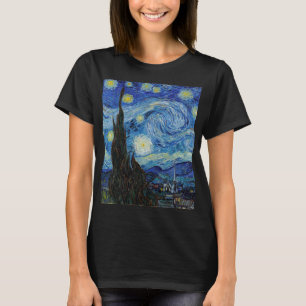 Vincent Van Gogh Sterrennacht  Fine Art T-shirt