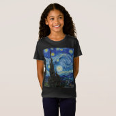 Vincent Van Gogh Sterrennacht  Fine Art T-shirt (Voorkant volledig)