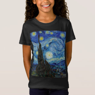 Vincent Van Gogh Sterrennacht  Fine Art T-shirt