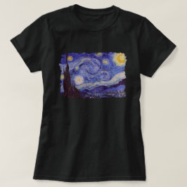 Vincent Van Gogh Sterrennacht  Fine Art T-shirt