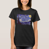 Vincent Van Gogh Sterrennacht  Fine Art T-shirt (Voorkant)