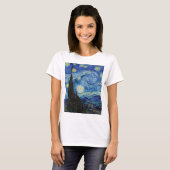 Vincent Van Gogh Sterrennacht  Fine Art T-shirt (Voorkant volledig)