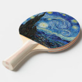 Vincent Van Gogh Sterrennacht  Fine Art Tafeltennisbatje (Voorkant Gekanteld)
