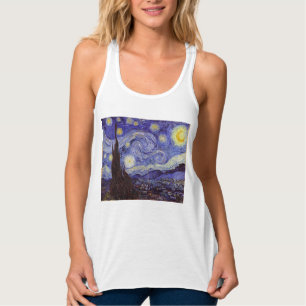 Vincent Van Gogh Sterrennacht  Fine Art Tanktop