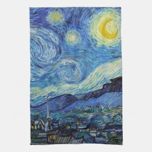 Vincent Van Gogh Sterrennacht Fine Art Theedoek