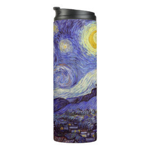 Vincent Van Gogh Sterrennacht  Fine Art Thermosbeker