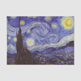 Vincent Van Gogh Sterrennacht  Fine Art Tissuepapier