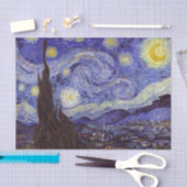 Vincent Van Gogh Sterrennacht Fine Art Tissuepapier (Craft)
