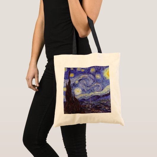 Vincent Van Gogh Sterrennacht  Fine Art Tote Bag (Voorkant (product))