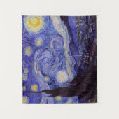 Vincent Van Gogh Sterrennacht  Fine Art Wandkleed (Voorkant)