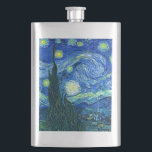 vincent van gogh sterrennacht flacon<br><div class="desc">Van Gogh's beroemde schilderij,  "De Sterrennacht". Van Gogh schilderde tijdens zijn verblijf in het asiel van Saint Remy in de jaren tachtig de rolheuvels en de cyperbomen die hij uit zijn raam zag. Digitaal verbeterd door PixDezines. Copyright © 2008-2016 PixDezines.com™ en PixDezines™ op zazzle.com. Alle rechten voorbehouden.</div>