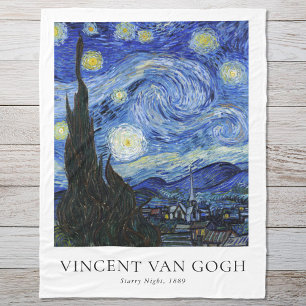 Vincent Van Gogh Sterrennacht Fleece Deken
