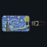 Vincent van Gogh Sterrennacht GalleryHD Fine Art Bagagelabel<br><div class="desc">Vincent van Gogh. Sterrennacht. c. 1889. Olie op canvas. Kunst origineel meesterwerk van de beroemde Nederlandse Post-Impressionistische kunstenaar Vincent van Gogh.</div>