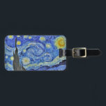 Vincent van Gogh Sterrennacht GalleryHD Fine Art Bagagelabel<br><div class="desc">Vincent van Gogh. Sterrennacht. c. 1889. Olie op canvas. Kunst origineel meesterwerk van de beroemde Nederlandse Post-Impressionistische kunstenaar Vincent van Gogh.</div>