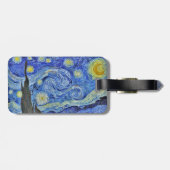 Vincent van Gogh Sterrennacht GalleryHD Fine Art Bagagelabel (Achterkant horizontaal)