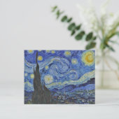 Vincent van Gogh Sterrennacht GalleryHD Fine Art Briefkaart (Staand voorkant)
