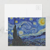 Vincent van Gogh Sterrennacht GalleryHD Fine Art Briefkaart (Voorkant / Achterkant)