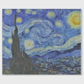 Vincent van Gogh Sterrennacht GalleryHD Fine Art Cadeaupapier (Vlak)